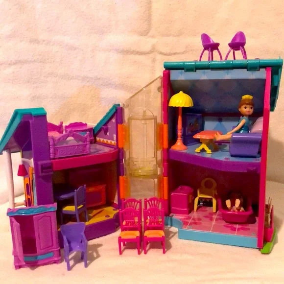 Polly Pocket Toys Polly Pocket Doll House 202 With Off Brand
